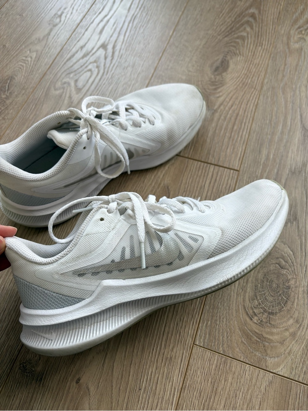 White Nike sneakers women size 7